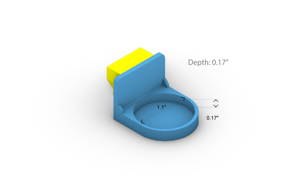 1.1" Diameter