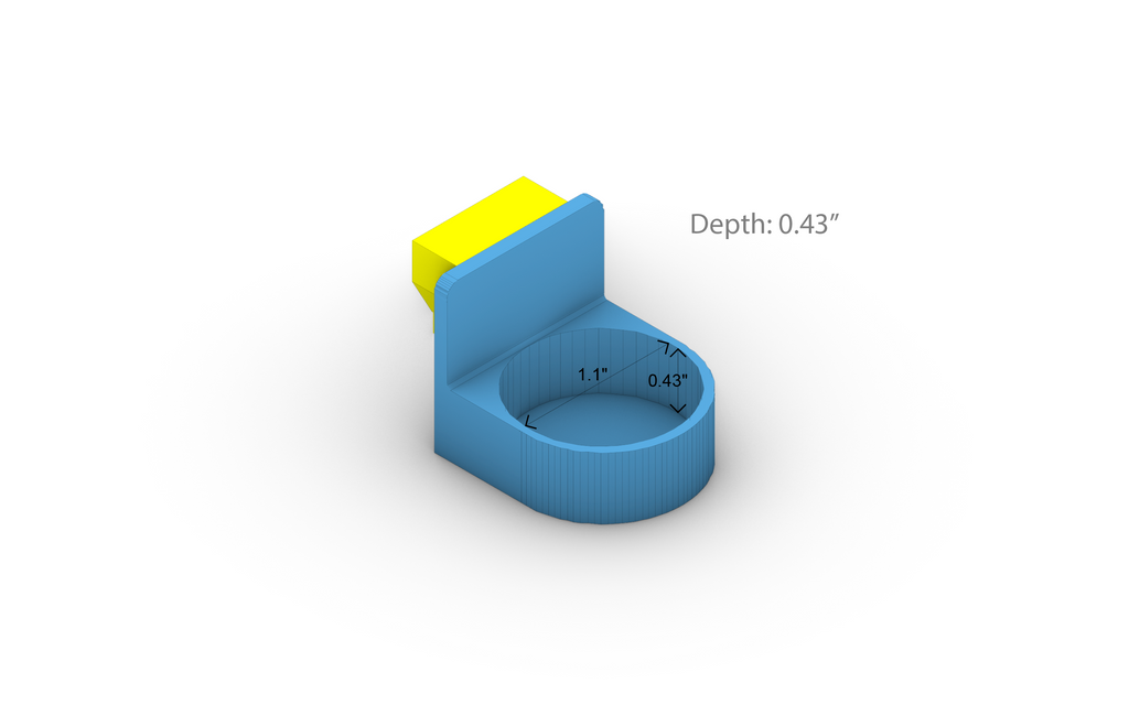 1.1" Diameter