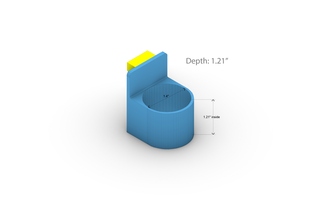 1.4" Diameter