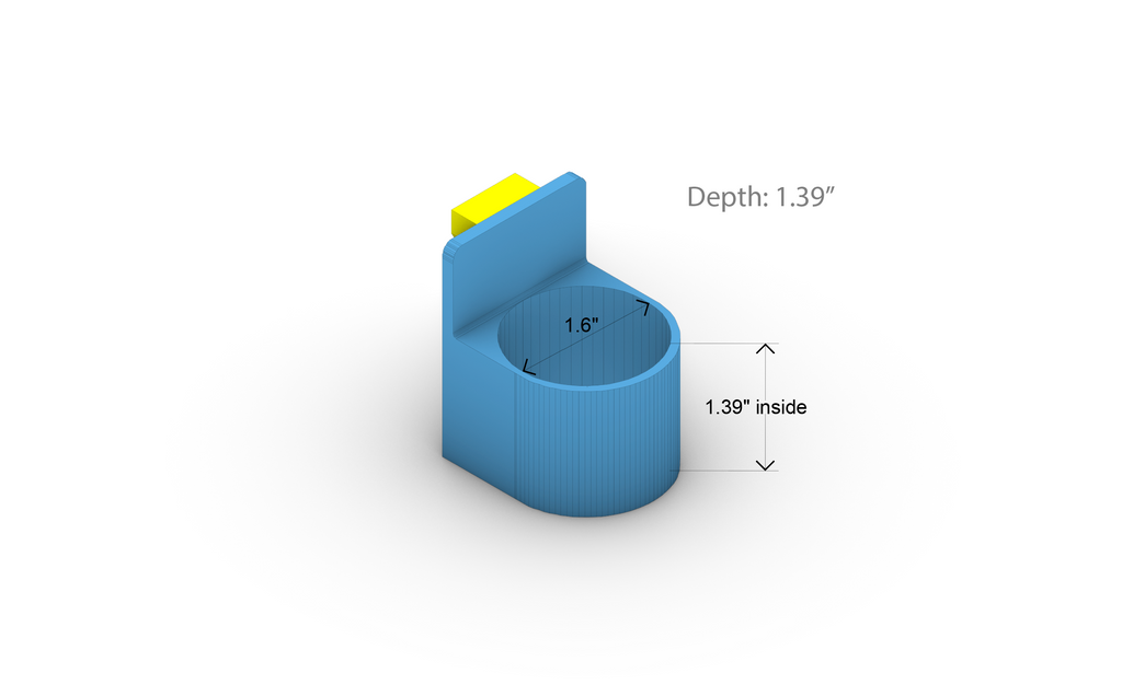 1.6" Diameter