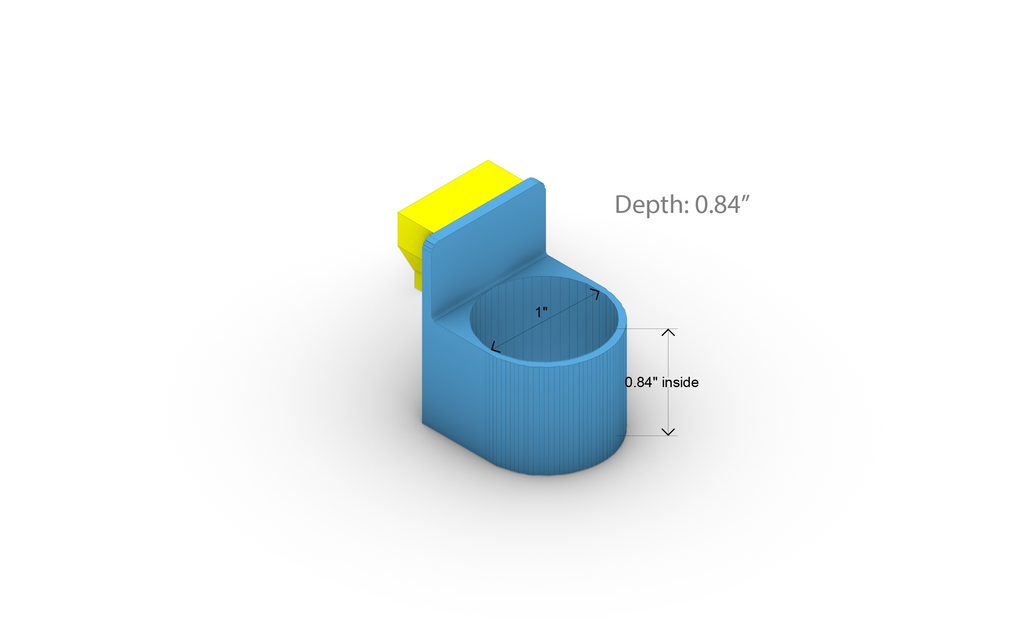 1" diameter