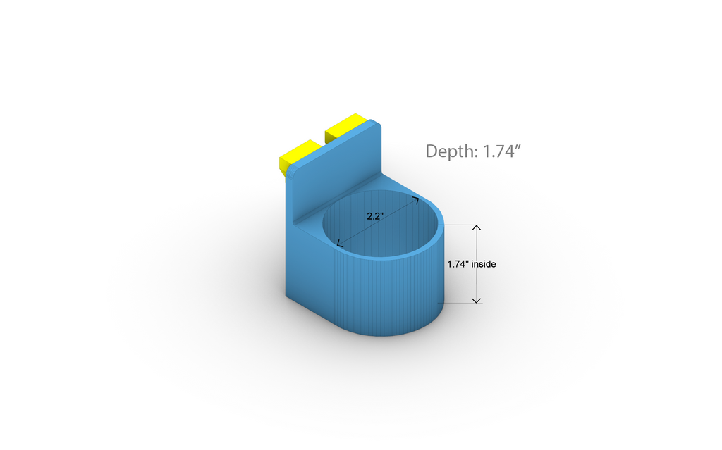 2.2" Diameter