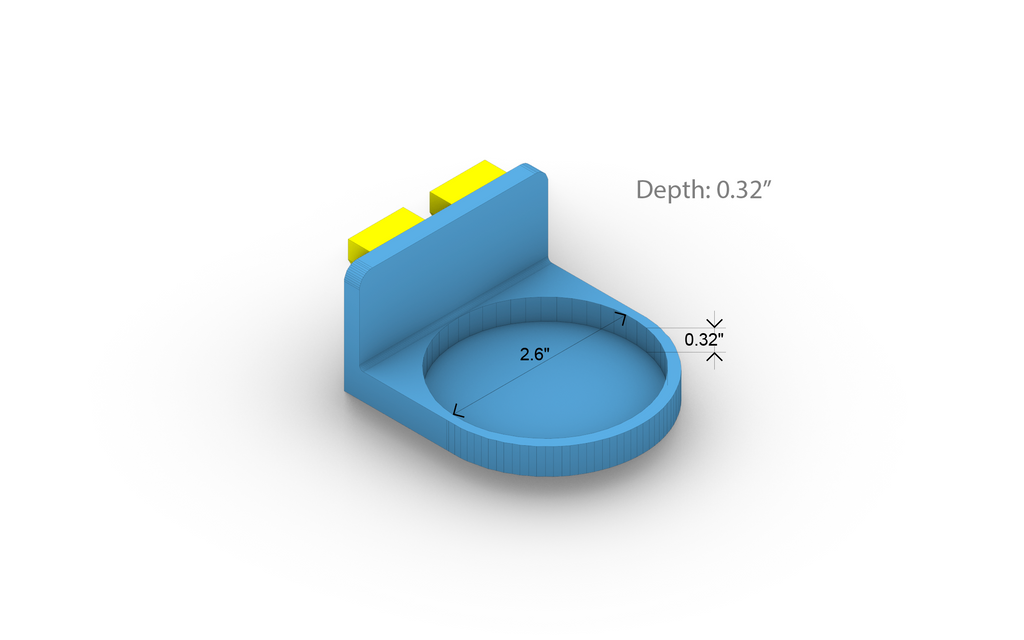 2.6" Diameter