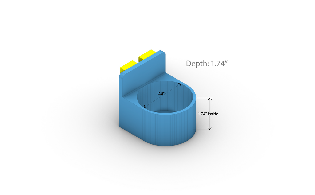 2.6" Diameter