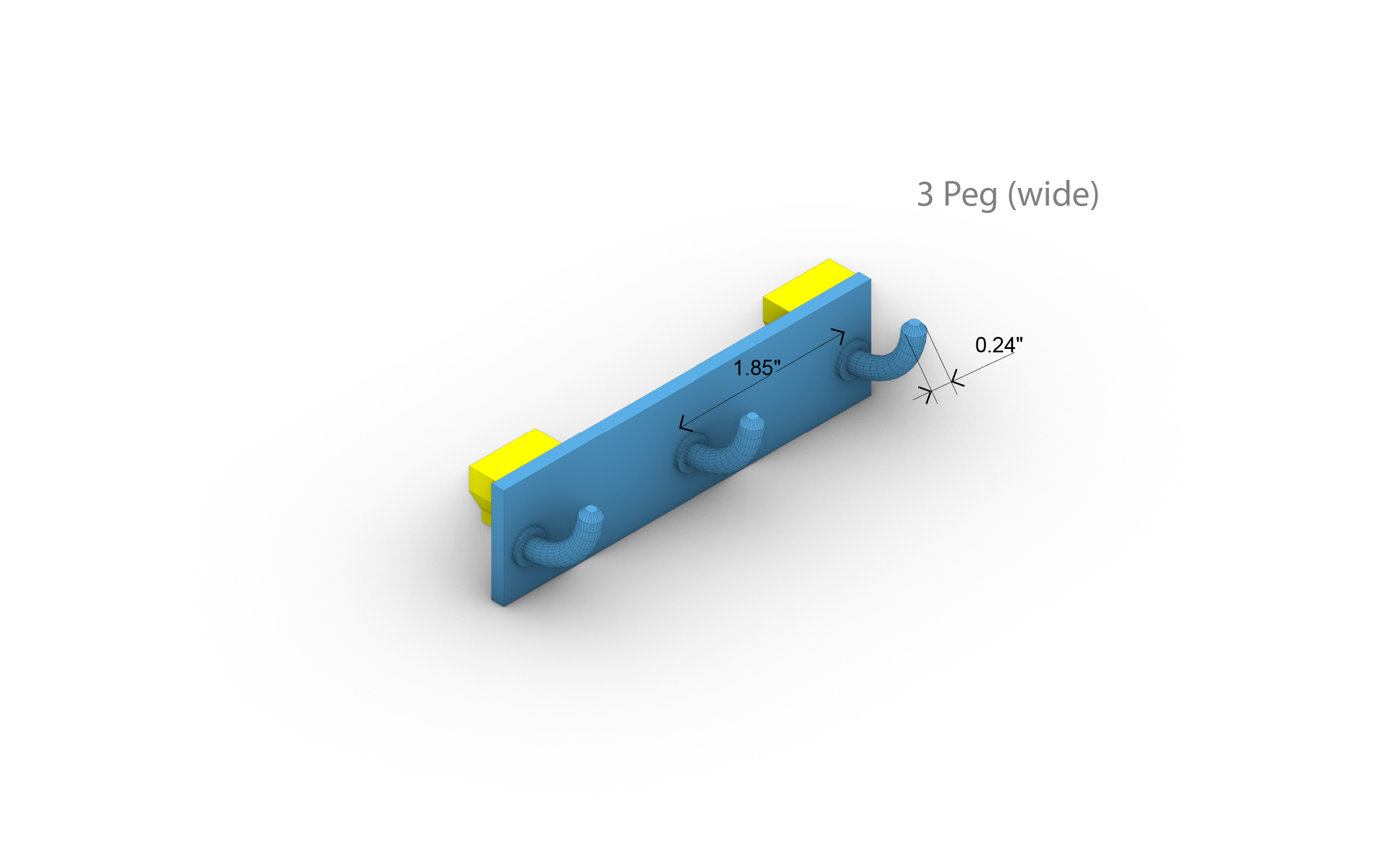 Hooked Pegs (Thin)