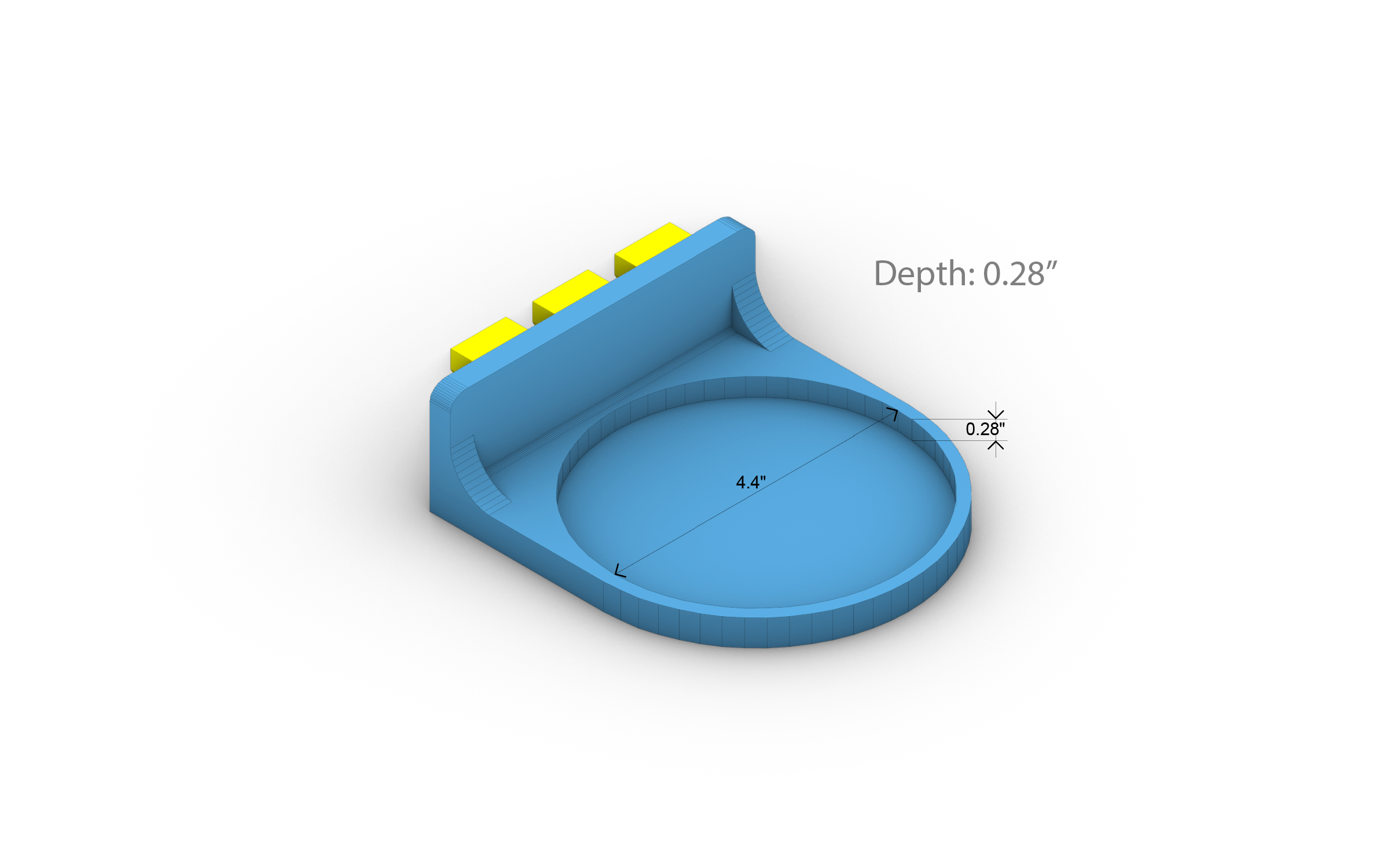 4.4" Diameter