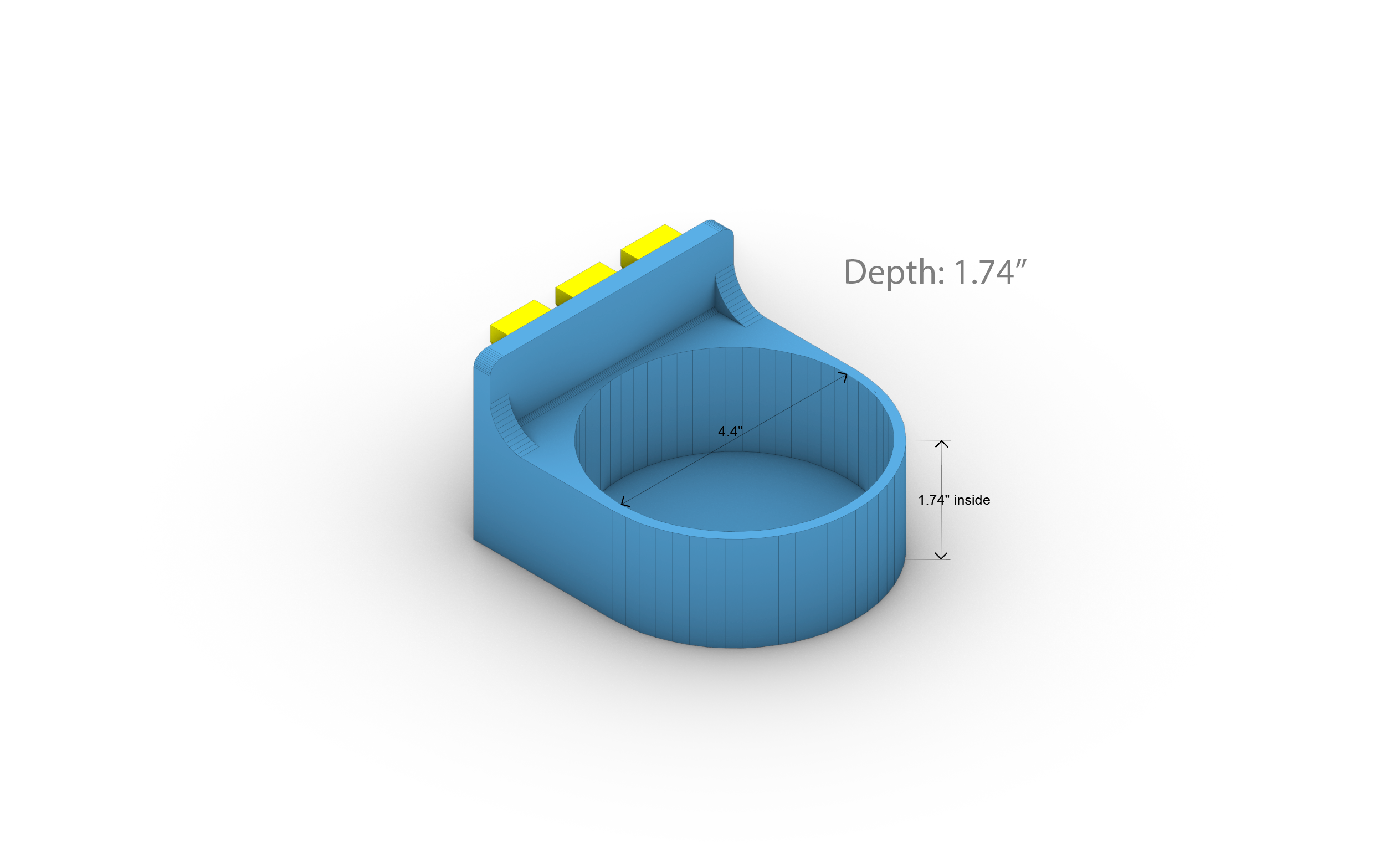 4.4" Diameter