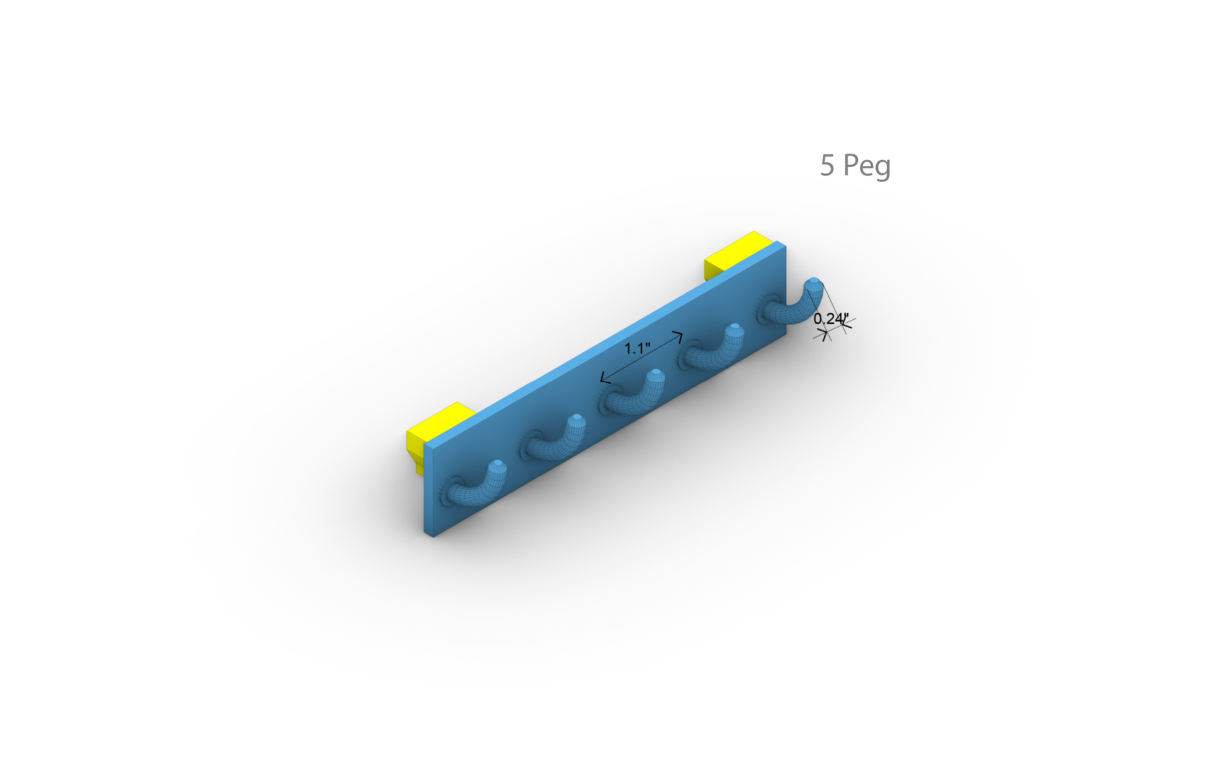 Hooked Pegs (Thin)