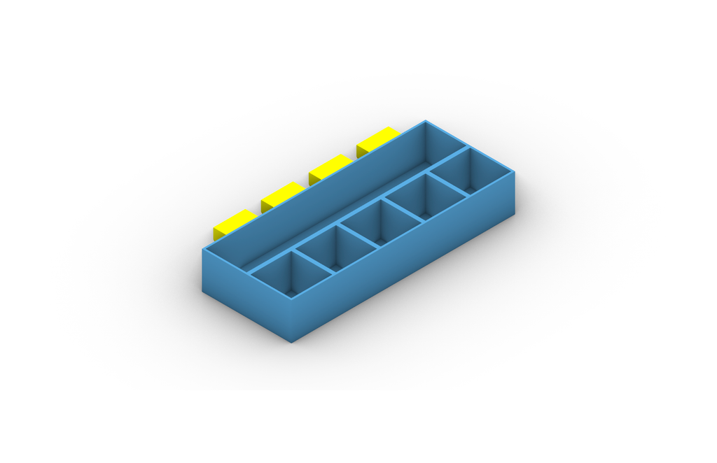 Doubled Small Screw Bins