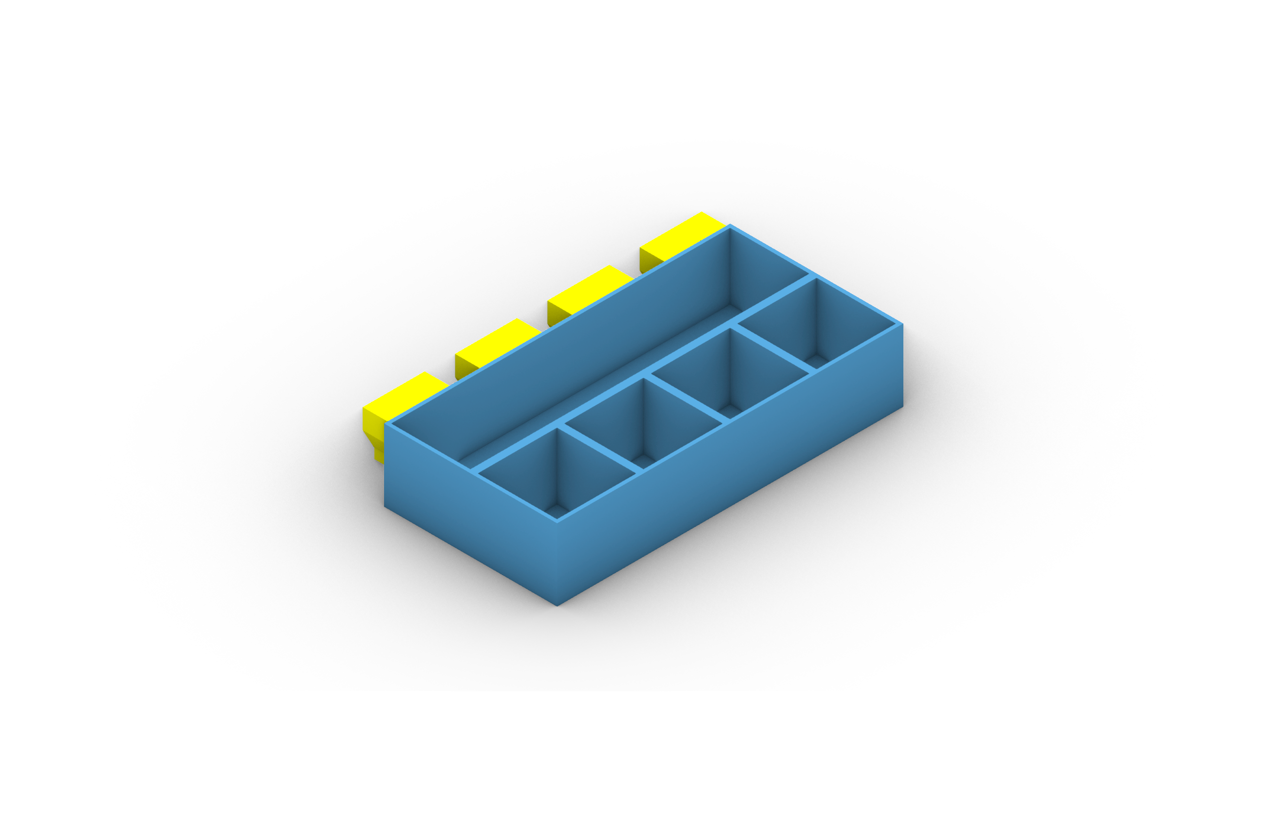 Doubled Small Screw Bins