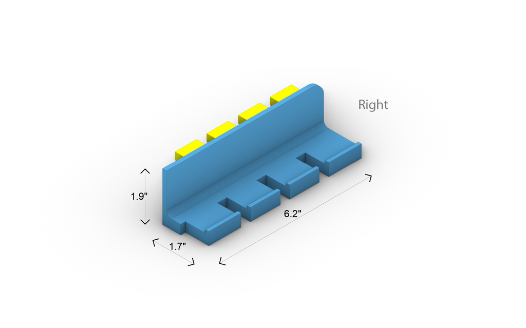 Square Screwdriver Holder (Continuous)