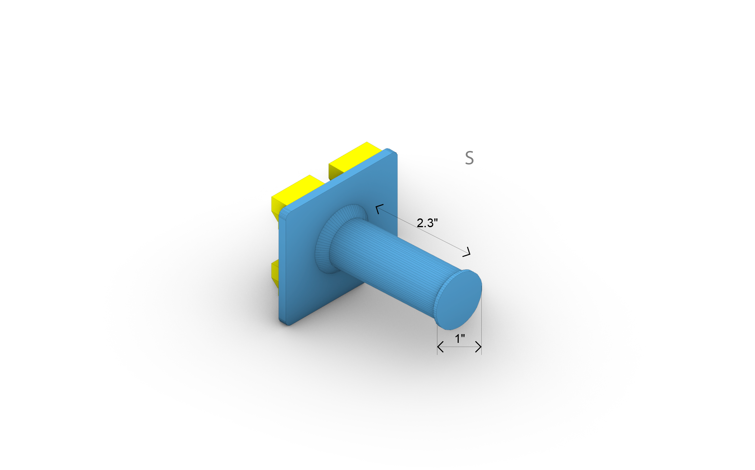 1" Diameter
