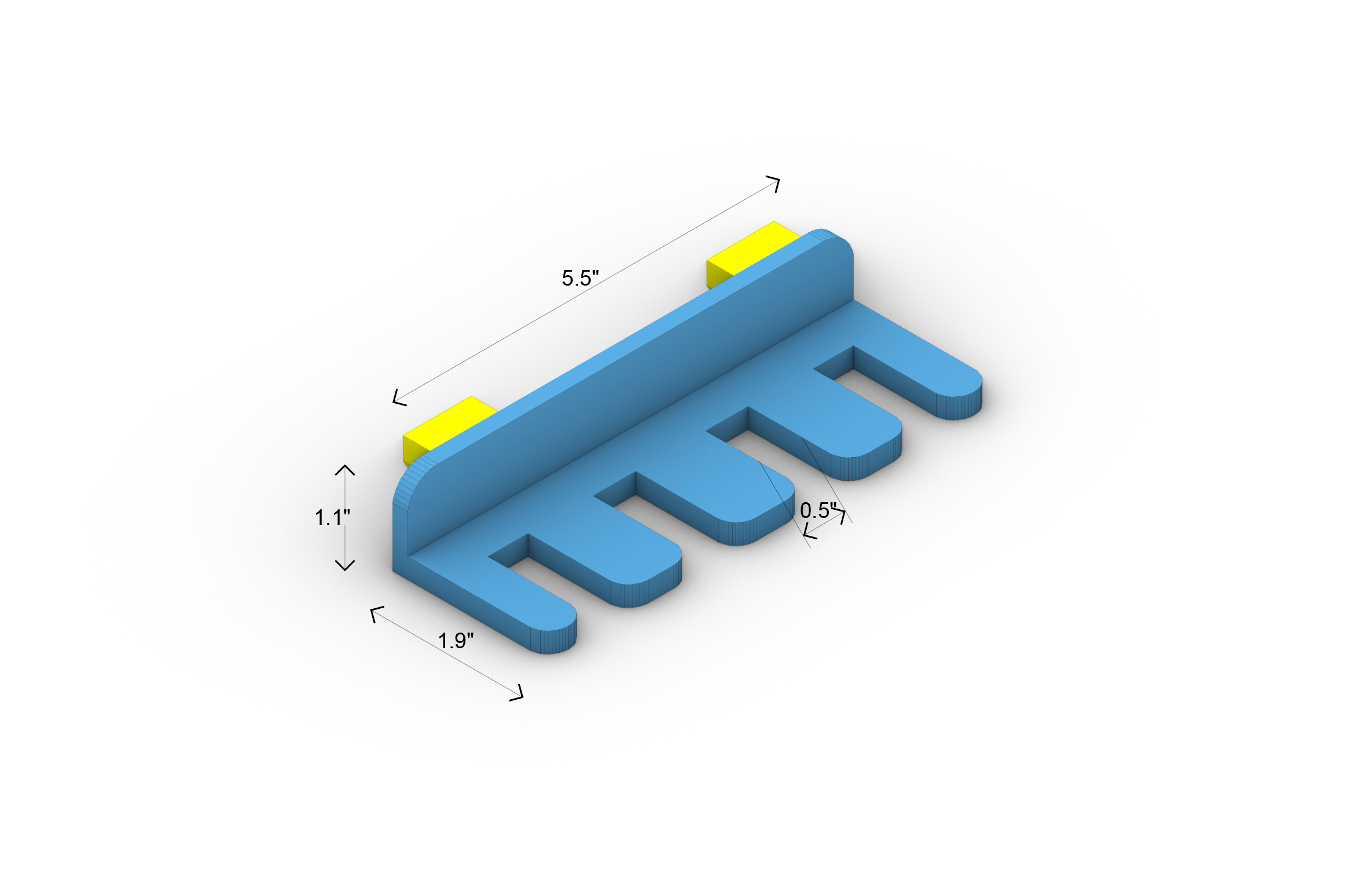 Square Screwdriver Holder (Open)